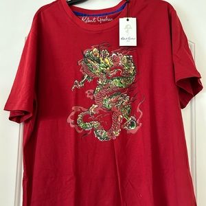 Robert Graham t-shirt, red and size large